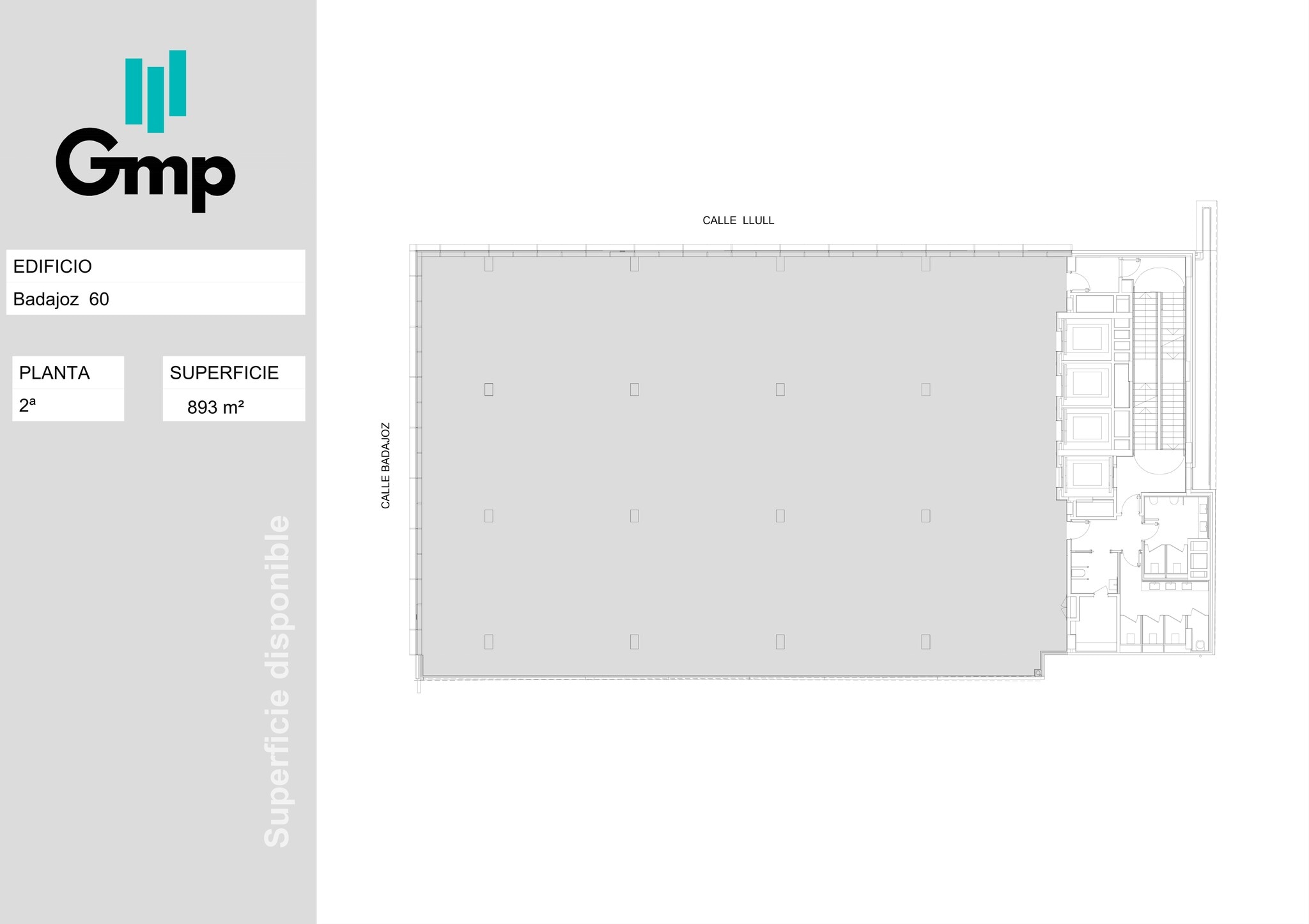 Carrer De Badajoz, 58-64, Barcelona, Barcelona to rent Site Plan- Image 1 of 1
