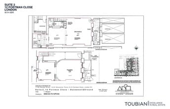 12 Portman Close, London to rent Floor Plan- Image 1 of 1
