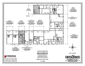 21455 Melrose Ave, Southfield, MI to rent Floor Plan- Image 2 of 3