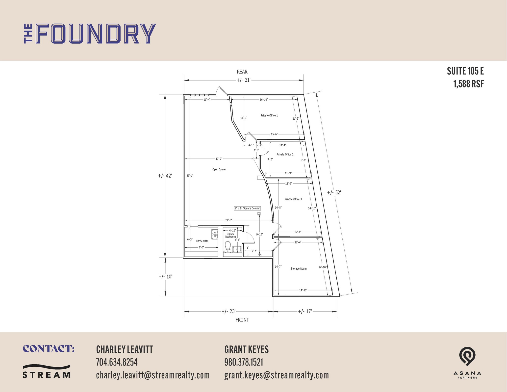 601 S Cedar St, Charlotte, NC for rent Floor Plan- Image 1 of 1