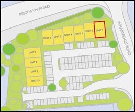 Wharfedale Rd, Cardiff to rent Site Plan- Image 2 of 8