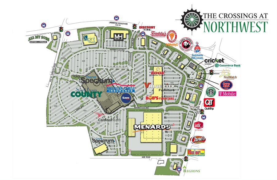 The Crossings at Northwest Rd, Saint Ann, MO for sale - Site Plan - Image 1 of 3