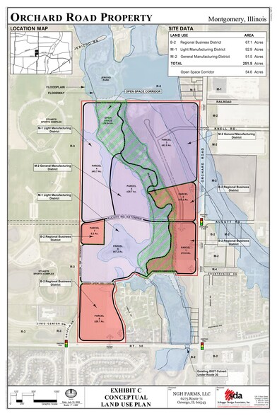 Orchard & Route 30, Montgomery, IL for sale - Site Plan - Image 2 of 2