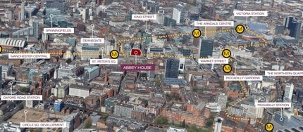 32 Booth St, Manchester, GTM - aerial  map view