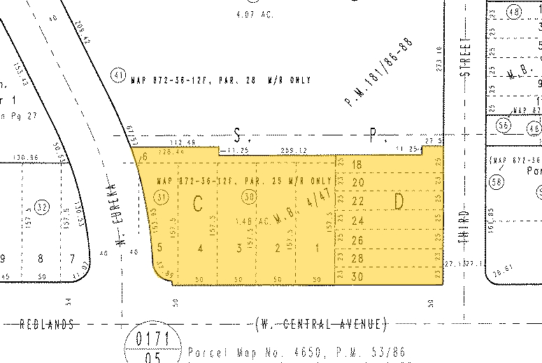 200 W Redlands Blvd, Redlands, CA for rent - Plat Map - Image 2 of 6