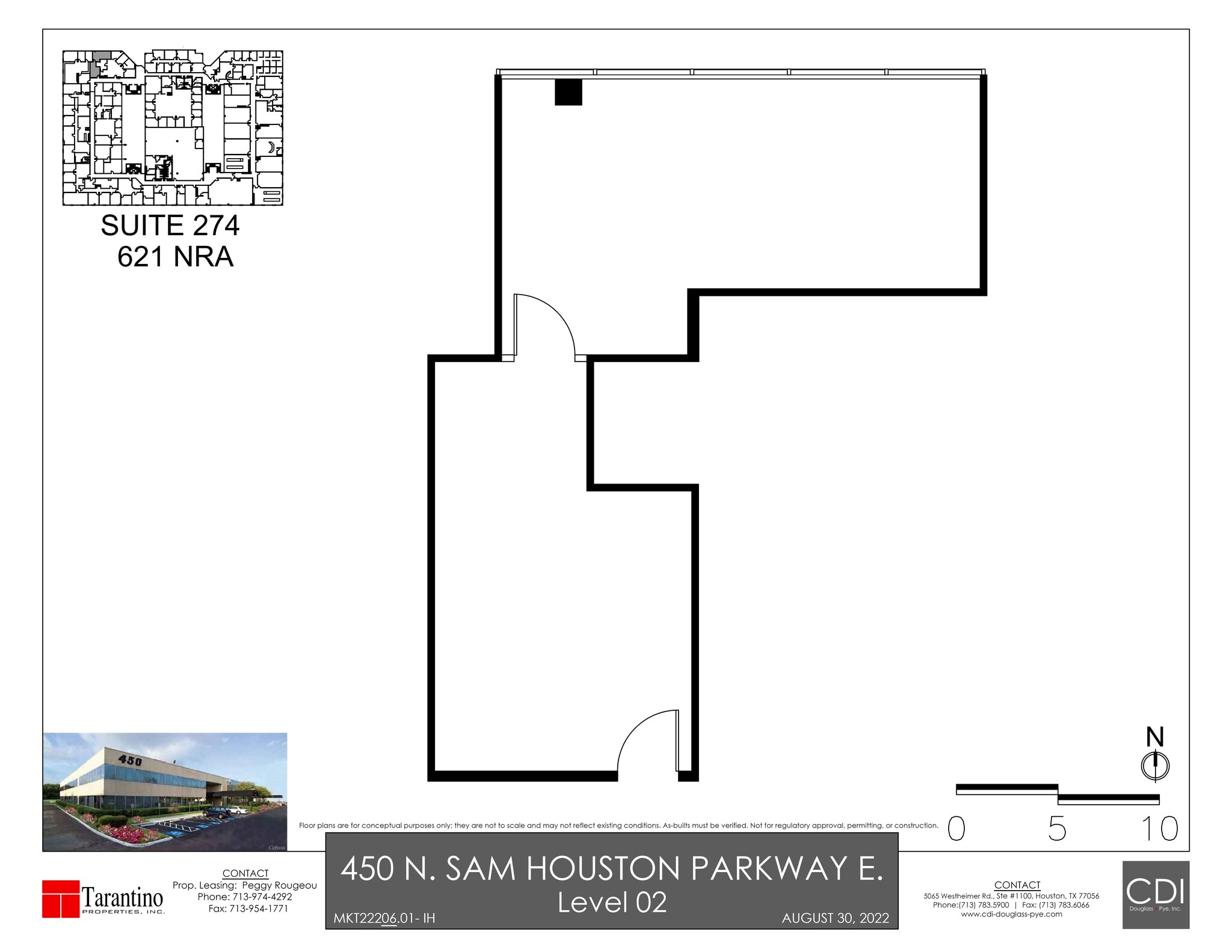 450 N Sam Houston Pky E, Houston, TX to rent Site Plan- Image 1 of 1
