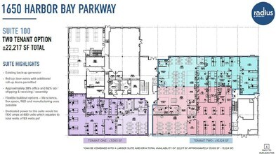 1650 Harbor Bay Pky, Alameda, CA to rent Site Plan- Image 2 of 18
