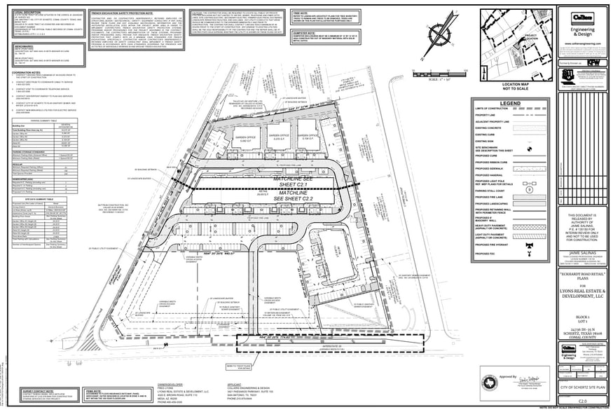 8.7 Acre Eckhardt Rd Retail Development portfolio of 4 properties for sale on LoopNet.co.uk - Site Plan - Image 1 of 17