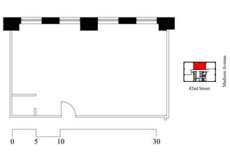 315 Madison Ave, New York, NY to rent Floor Plan- Image 1 of 1