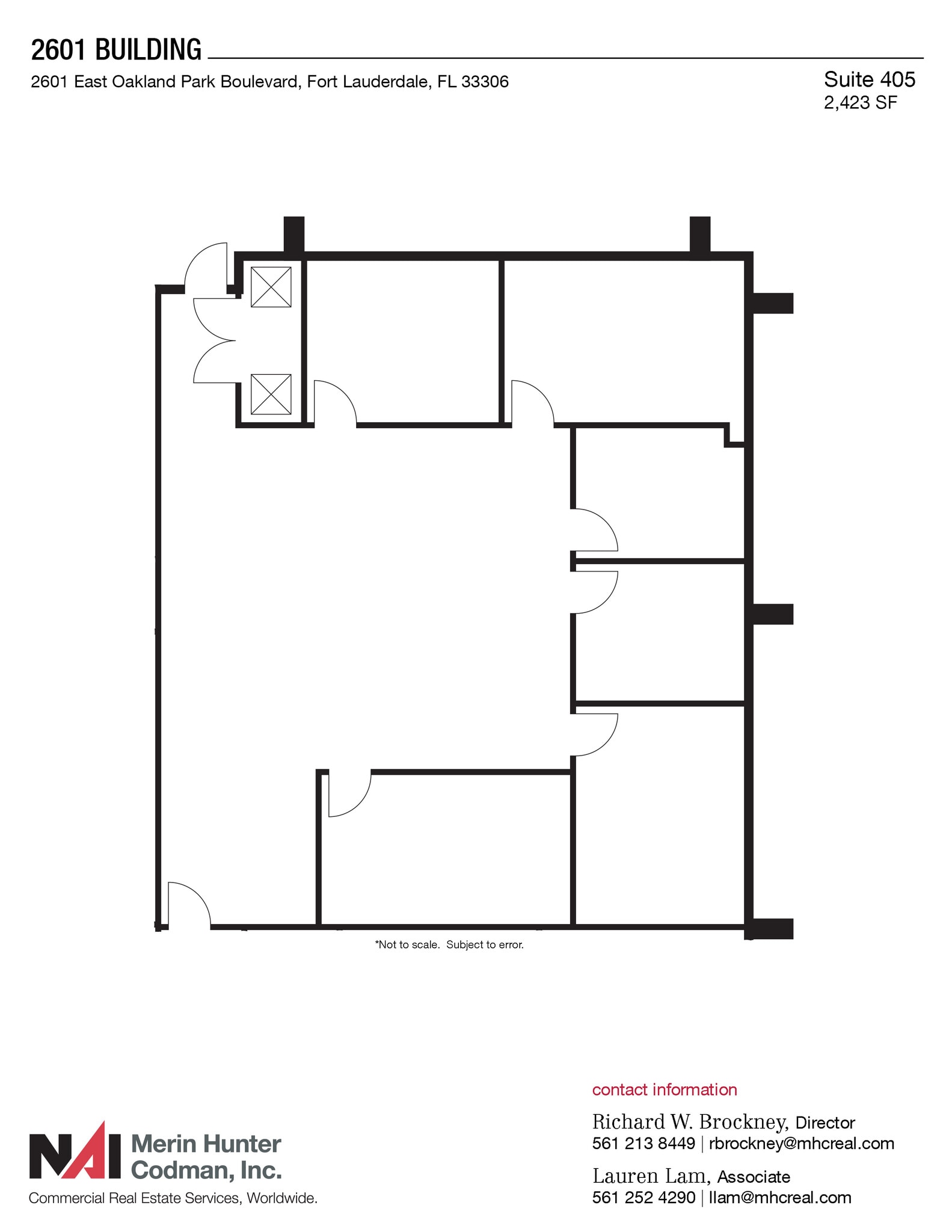 2601 E Oakland Park Blvd, Fort Lauderdale, FL to rent Floor Plan- Image 1 of 1