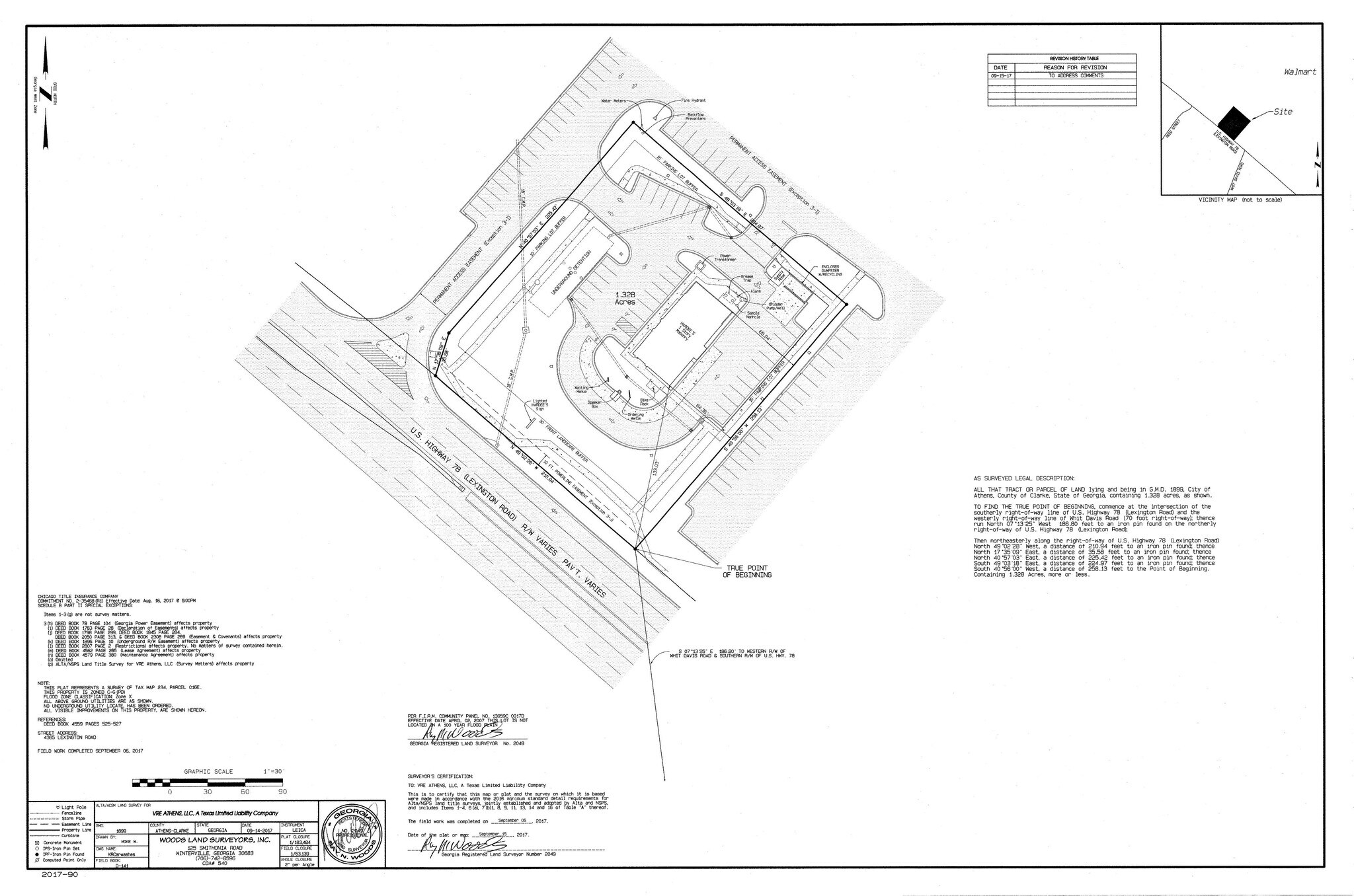 4365 Lexington Rd, Athens, GA for sale Plat Map- Image 1 of 1
