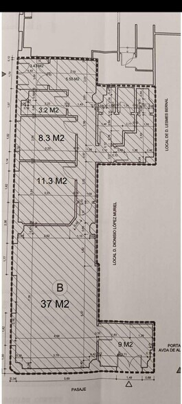 Retail in Cáceres, Cáceres to rent - Floor Plan - Image 1 of 2