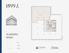 1899 L St NW, Washington, DC for rent Floor Plan- Image 1 of 1