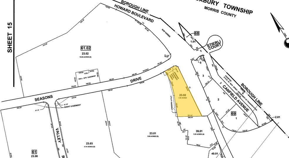 99 Howard Blvd, Mount Arlington, NJ for sale - Plat Map - Image 2 of 2