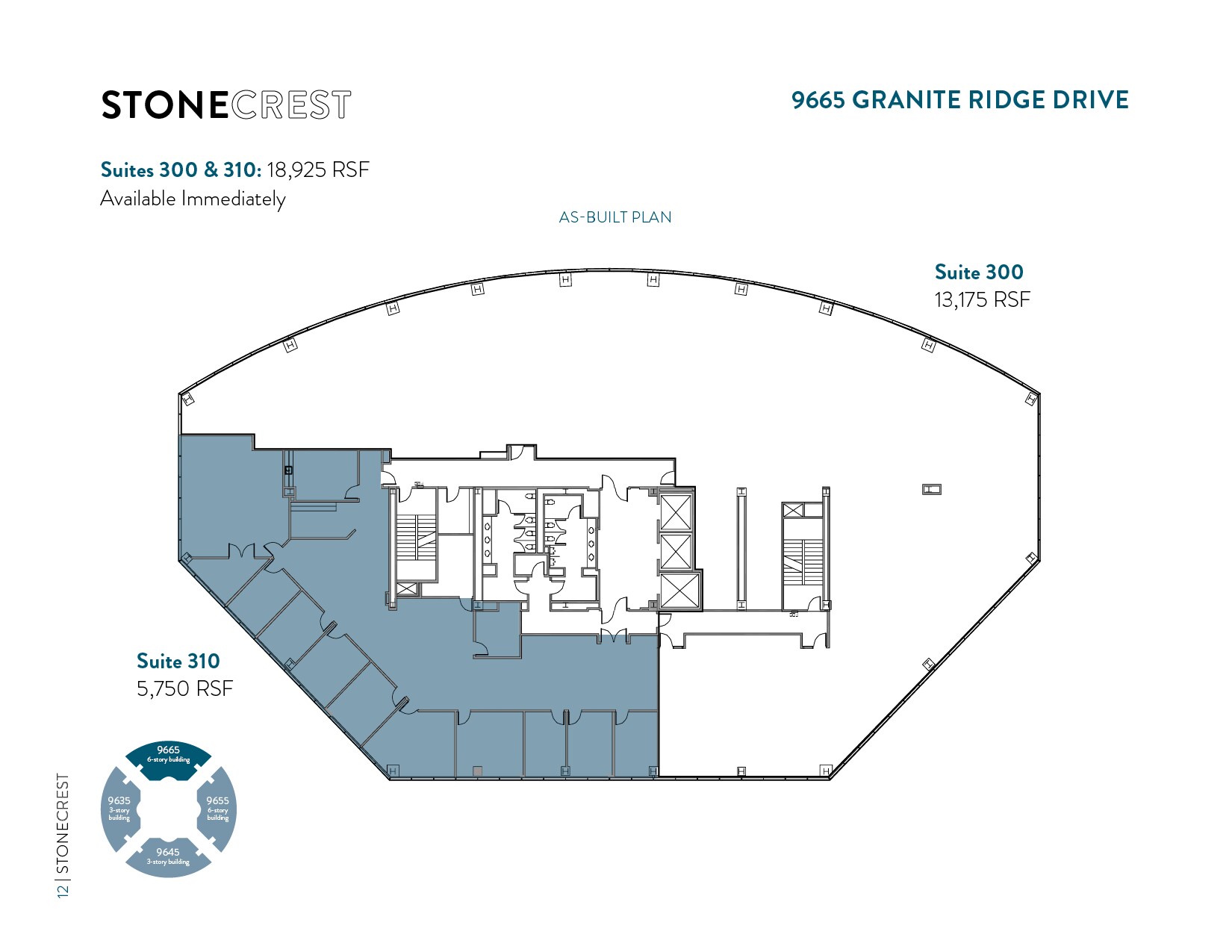 9655 Granite Ridge Dr, San Diego, CA to rent Floor Plan- Image 1 of 2