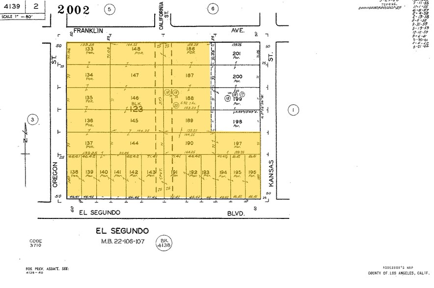 1301 El Segundo Blvd, El Segundo, CA for rent - Plat Map - Image 2 of 11