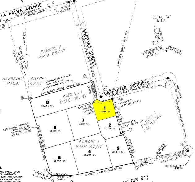 325 N Shepard St, Anaheim, CA for sale - Plat Map - Image 2 of 3