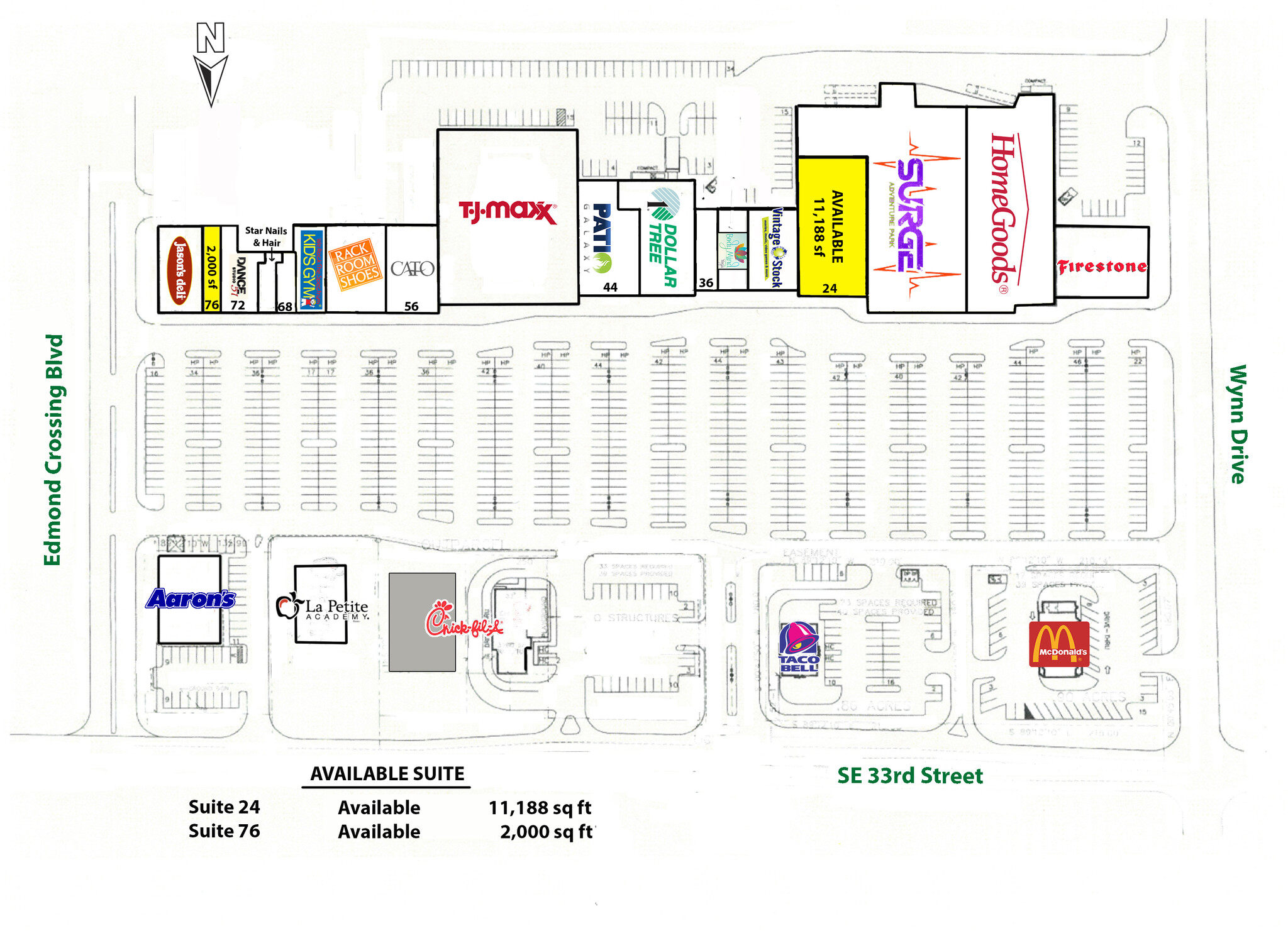 18-24 E 33rd St, Edmond, OK to rent Building Photo- Image 1 of 1