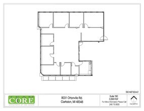 8031 Ortonville Rd, Clarkston, MI for rent Floor Plan- Image 1 of 1