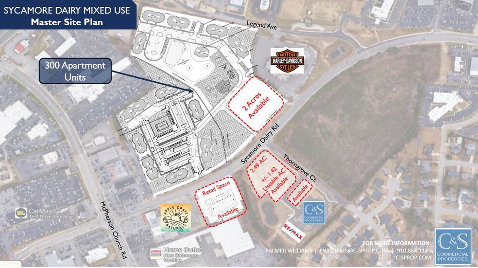 Sycamore Dairy Rd, Fayetteville, NC for rent - Site Plan - Image 1 of 4