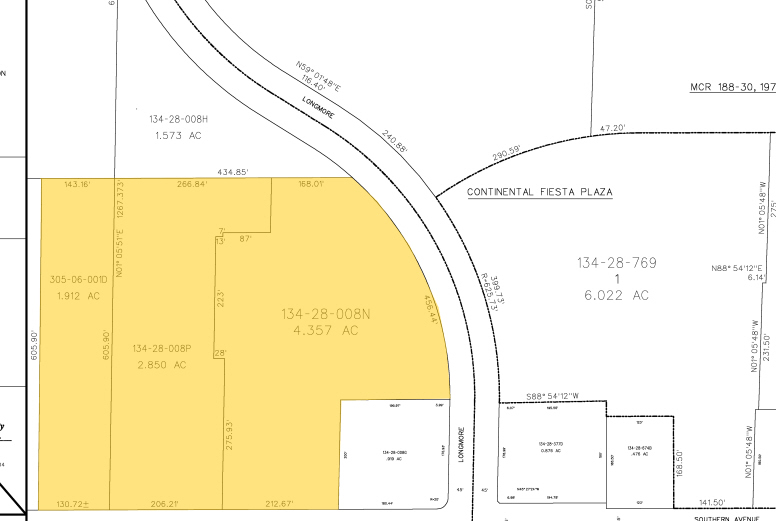 1550 W Southern Ave, Mesa, AZ for sale - Plat Map - Image 3 of 18