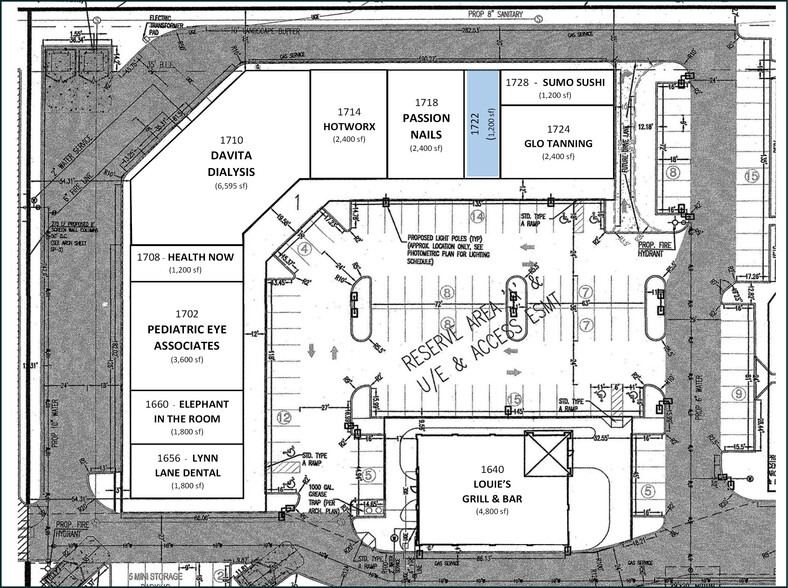 1640-1728 N 9th St, Broken Arrow, OK for rent - Site Plan - Image 2 of 3