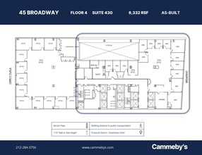 45 Broadway, New York, NY for rent Floor Plan- Image 1 of 1