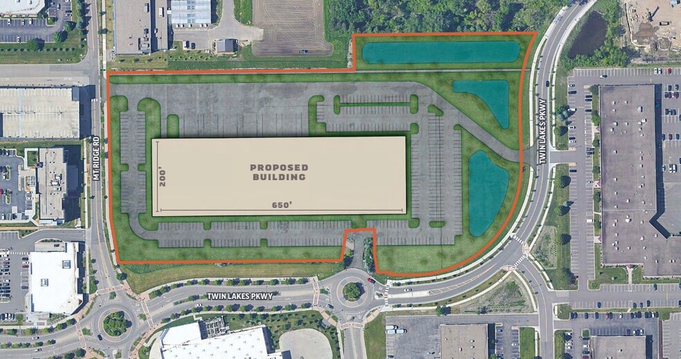 XXX Roseville BTS, Roseville, MN for rent - Site Plan - Image 2 of 3