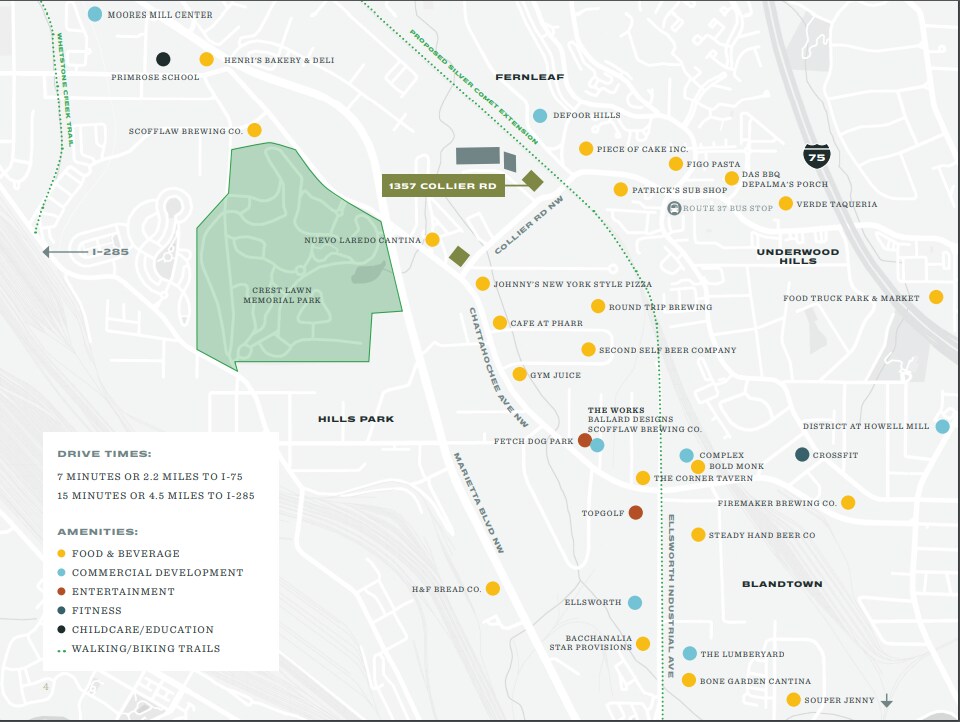 1357 Collier Rd NW, Atlanta, GA to rent Site Plan- Image 1 of 6