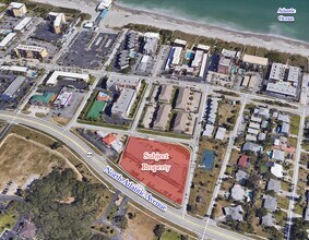 5240 N Atlantic Ave, Cocoa Beach, FL - AERIAL map view