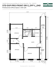 3400-3420 Basswood Blvd, Fort Worth, TX for rent Floor Plan- Image 1 of 1