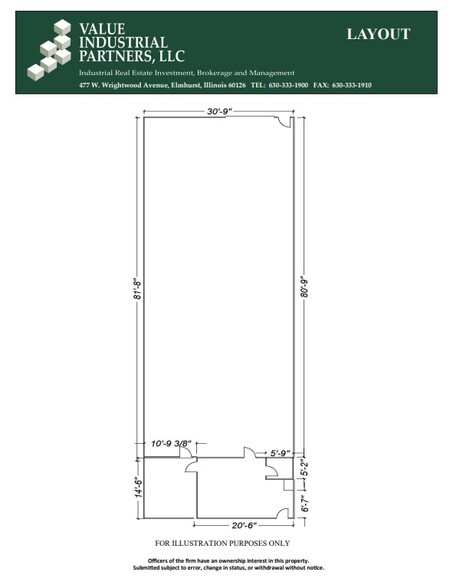 5310-5352 S East Ave, Countryside, IL for sale - Floor Plan - Image 1 of 1