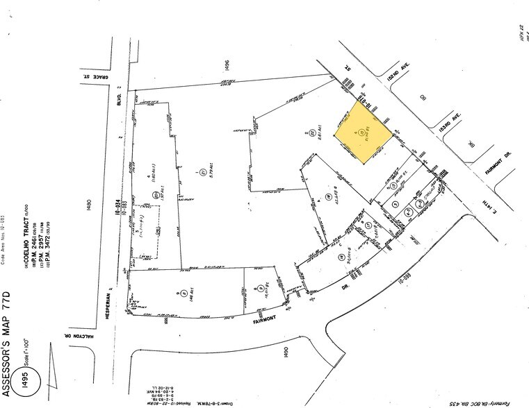15251-15255 E 14th St, San Leandro, CA for sale - Plat Map - Image 3 of 3