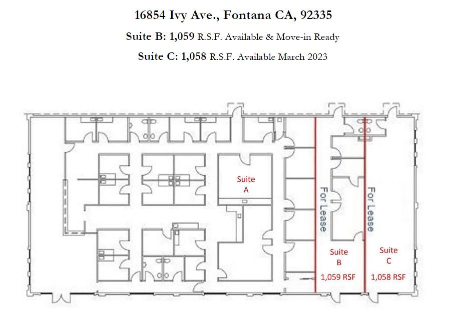 16854 Ivy Ave, Fontana, CA to rent Floor Plan- Image 1 of 1
