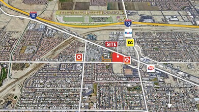 Indio Blvd & Hoover St, Indio, CA for sale Aerial- Image 1 of 3