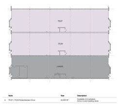 7537-7583 Rickenbacker Dr, Gaithersburg, MD for rent Floor Plan- Image 1 of 1