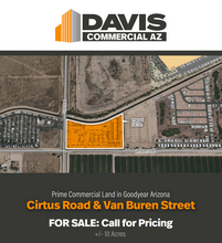 Citrus Rd and Van Buren, Goodyear, AZ for sale Primary Photo- Image 1 of 6