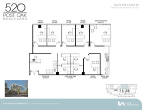 520 Post Oak Blvd, Houston, TX for rent Floor Plan- Image 1 of 2