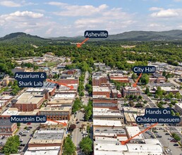 429 N Main St, Hendersonville, NC - AERIAL  map view