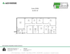 6660 Riverside Dr, Metairie, LA for rent Site Plan- Image 1 of 1