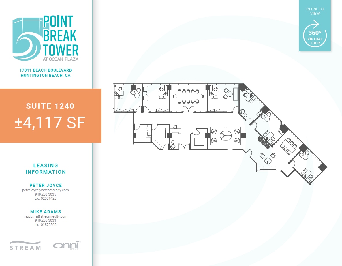 17011 Beach Blvd, Huntington Beach, CA for rent Floor Plan- Image 1 of 2