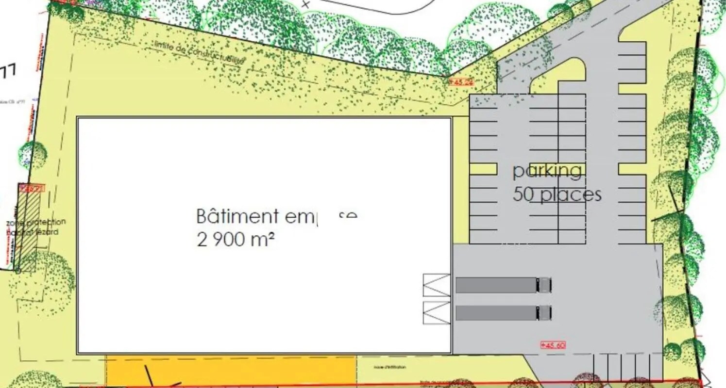 Light Industrial in Haute-Goulaine for sale Site Plan- Image 1 of 2