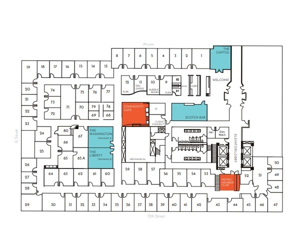 701 13th St NW, Washington, DC for rent Floor Plan- Image 1 of 1