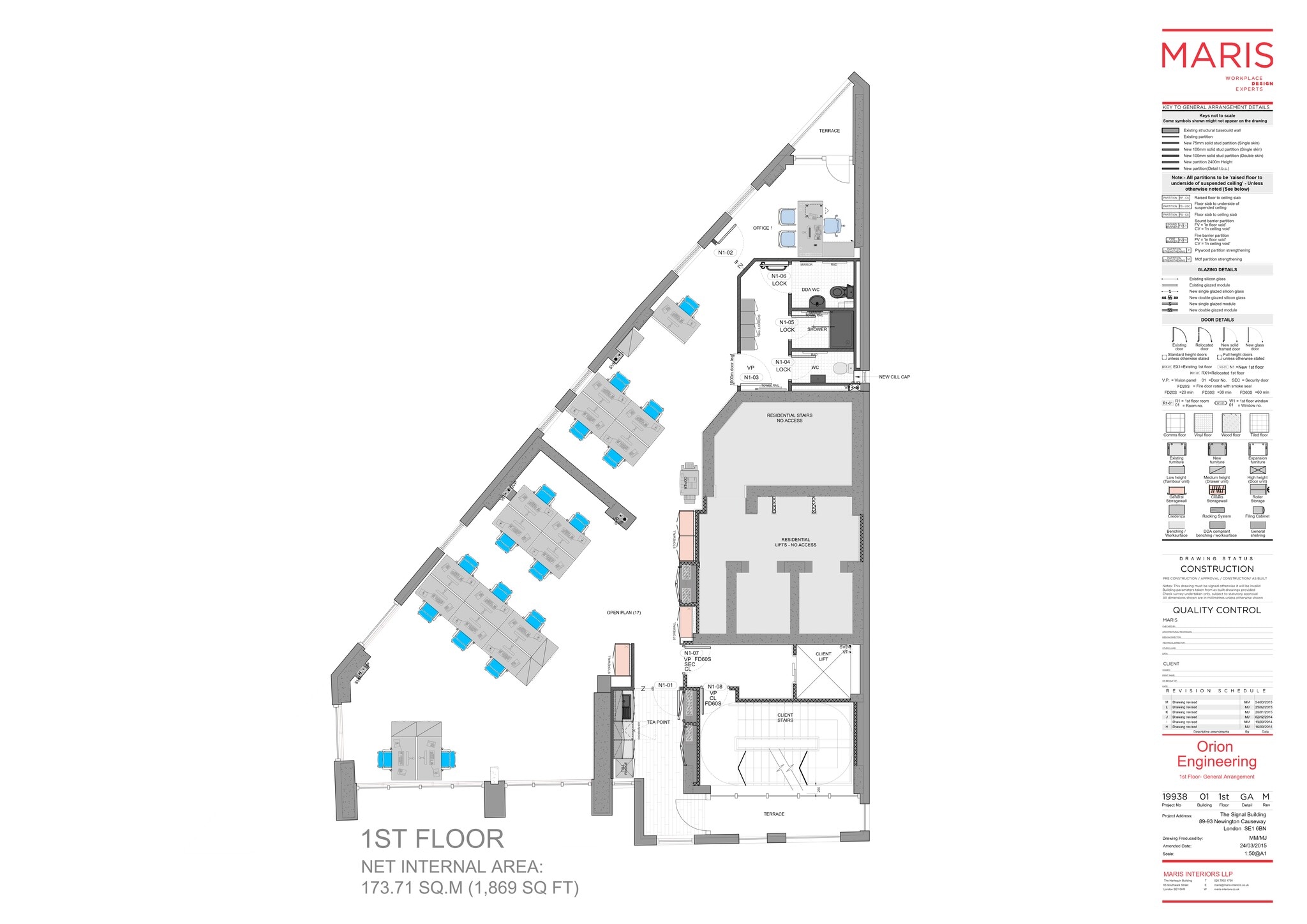 93 Newington Causeway, London to rent Site Plan- Image 1 of 1