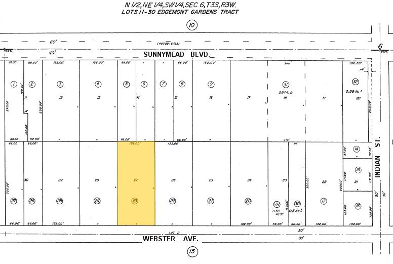 24271 Webster Ave, Moreno Valley, CA for sale - Plat Map - Image 2 of 13