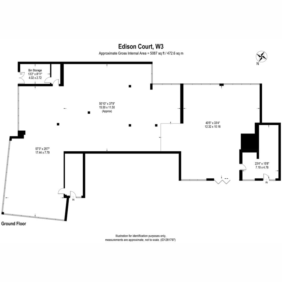 Warple Way, London, LND W3 7FW - Unit Retail -  - Floor Plan - Image 1 of 1