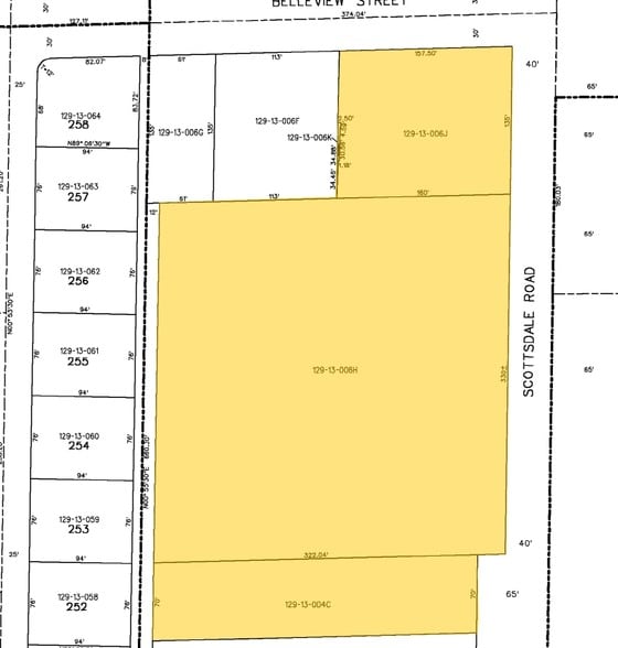 1200 N Scottsdale Rd, Scottsdale, AZ for sale - Plat Map - Image 3 of 3