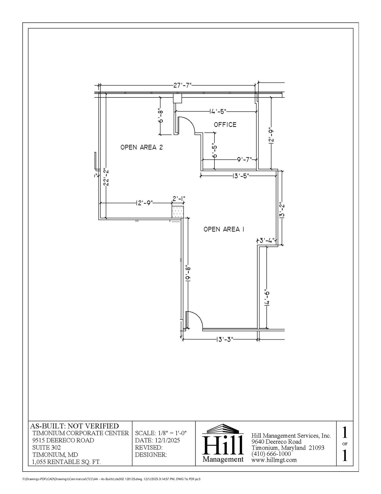 9515 Deereco Rd, Timonium, MD to rent Floor Plan- Image 1 of 1
