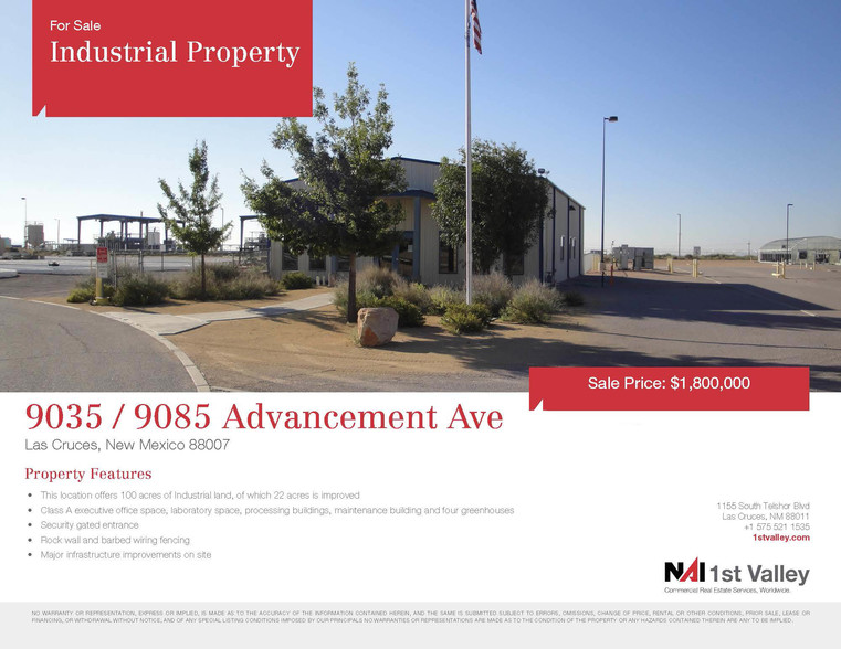 9035 Advancement Ave, Las Cruces, NM for sale - Other - Image 1 of 1