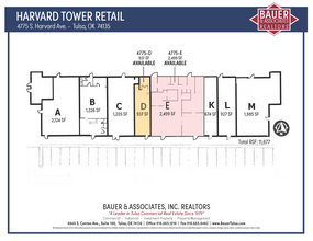 4775 S Harvard Ave, Tulsa, OK for rent Floor Plan- Image 1 of 1